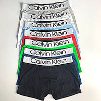 Чоловічі труси Calvin Klein у коробці 5 штук боксери/ чоловіча білизна/ чоловічі плавки. Білизна чоловіча