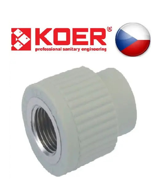 Муфта Внутрішня Різьба 32х3/4 ПП KOER