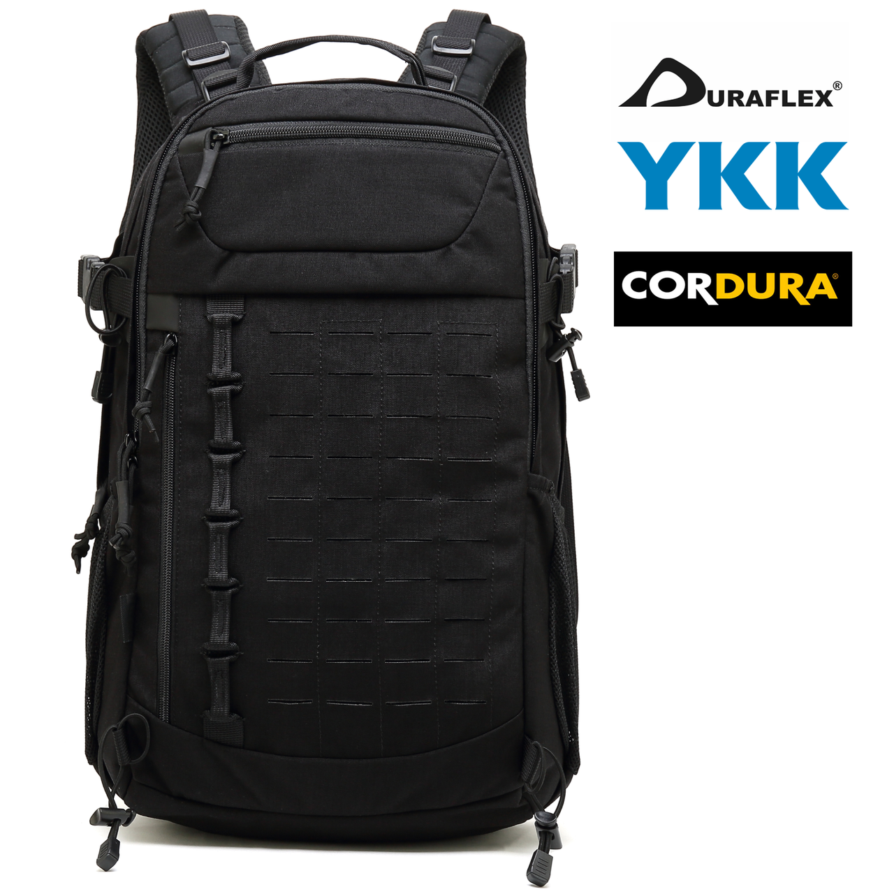 Рюкзак військовий тактичний 30л чорний / black cordura YKK UTX