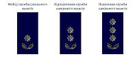 Погоны МНС, ДСНС для осіб старшого начальницького складу