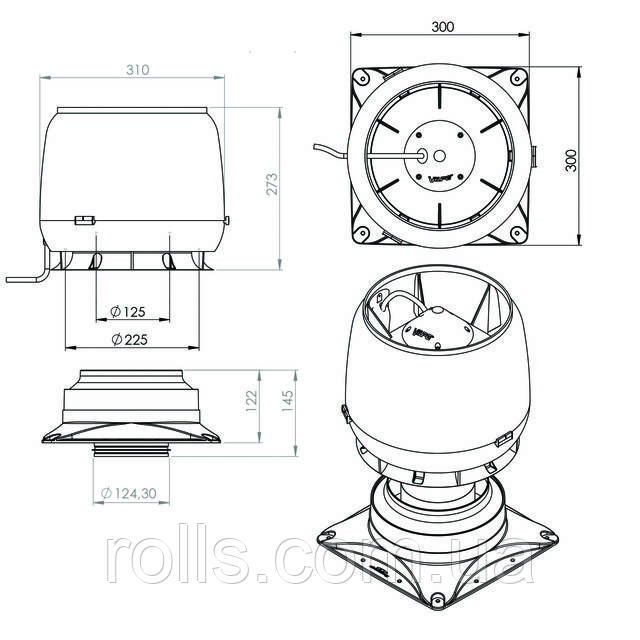 вентилятор E120S E120S/125