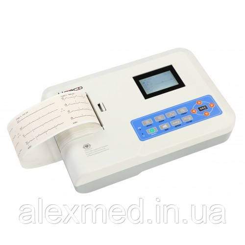 Електрокардіограф ECG300G LCD (3/4/12 канальний)