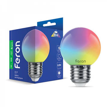 LB-37 G45 230V 1W E27 RGB матова