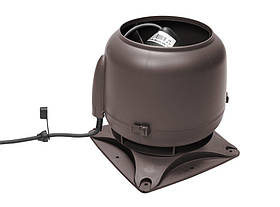 Покрівельний Вентилятор витяжний із квадратною основою 250х250, E120S Коричневий RAL8017 RR32