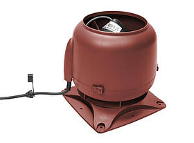Покрівельний Вентилятор витяжний із квадратною основою 250х250, E120S Червоний RAL3009 RR29