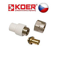 Муфта ПП 20x16 (2,0) Для колектора З Перехідом На PEX PPR KOER