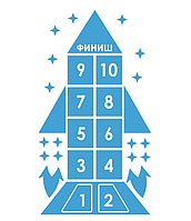 Наклейка на підлогу « Классіки. Ракета". з оракалу