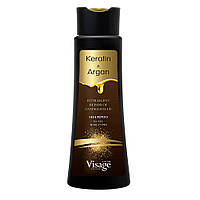 Шампунь для волосся з кератином та аргановою олією Visage, 250 мл