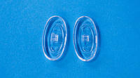 Носоупоры для очков силиконовые под винт 12 мм (10 шт) запчасти для очков