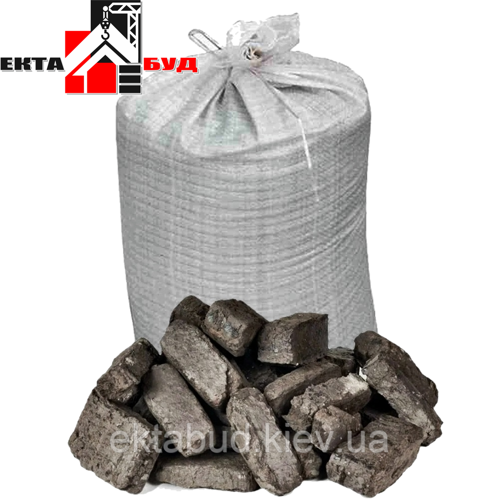 Торфобрикет фасований в мішках по 25кг