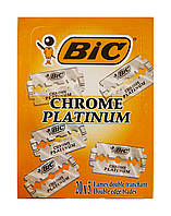 Двухсторонние лезвия для бритья BIC Chorome Platinum - 5 шт.