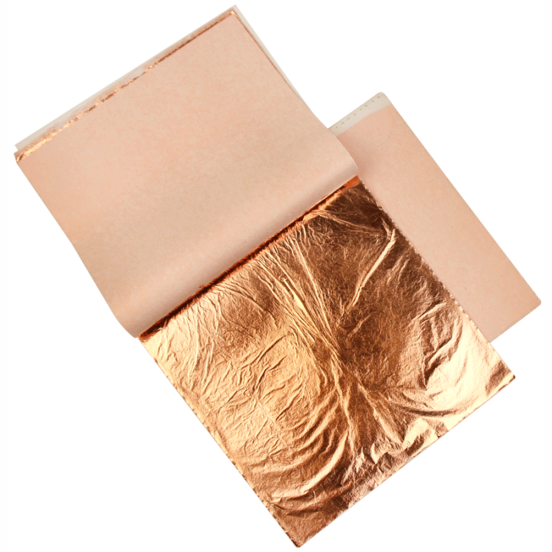 Поталь вільна, МІДЬ, 16*16 см, 25 аркушів, фото 1