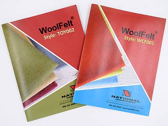 Палітра кольорів американського м'якого фетру 1,5 мм