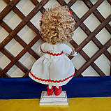 Дівчинка-Українка у вишиванці з вінком 28 см, фото 3