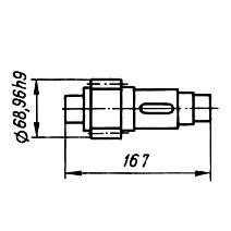 03-04-36 Вал-шестерня КШП-3М (навантажувач Р6-КШП-6) z=15, m=4