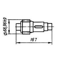 03-04-36 Вал-шестерня КШП-3М (навантажувач Р6-КШП-6) z = 15, m=4