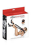 Фіксатори для ніг і рук Fetish Tentation Neck, Wrist and Ankle Strap з маскою на очі SO3741, фото 3
