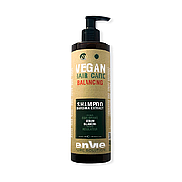 Нормалізуючий шампунь для жирної шкіри голови Envie VeganOk Balansing