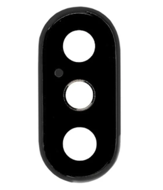 Скло камери з рамкою для смартфону Iphone XS, сірий