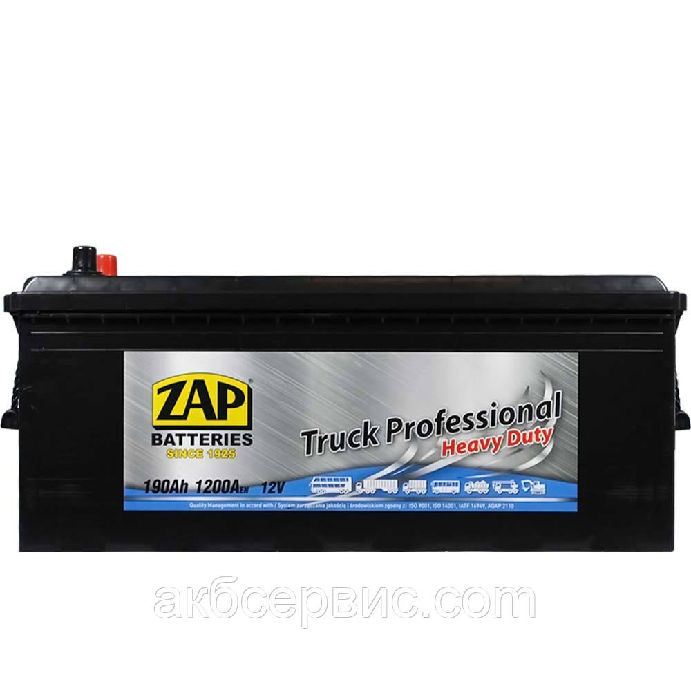 Акумулятор автомобільний ZAP Truck Freeway 6СТ-190 АзE