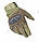 Тактичні рукавички Hunter Carbon повнопалі Оливкові зелені військові з закритими пальцями, фото 6
