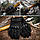Рукавиці тактичні повнопалі Hunter Carbon із захистом кулака, закриті з пальцями, військові армійські зсу Хакі, фото 7