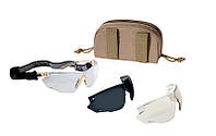 Защитные тактические очки Bolle Tactical Combat Kit (3 линзы)