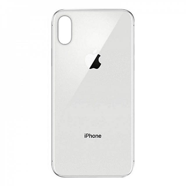 Задняя Панель Корпуса (Крышка) для Apple iPhone X (Белый) Оригинал