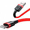 Кабель зарядный Lightning Baseus Halo Data Cable USB For iP 2.4A 1м Red (CALKLF-E09), фото 5
