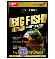Прикормка рыболовная Real Fish BIG FISH MONSTER CARP МИДИЯ 1 кг