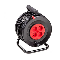 Подовжувач на котушці Леміра У16-01 ПВС 2х1.5, 50 метрів