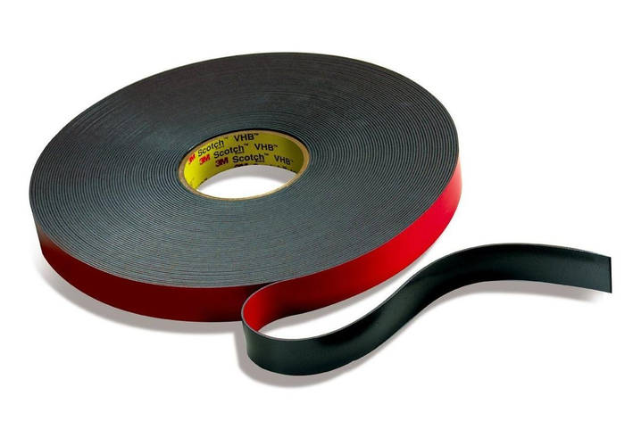 Скотч двосторонній 3M Automotive Acrylic Foam Tape, ширина 6 мм, довжина 2 м, 6008F, фото 2
