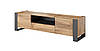 Тумба для ТВ RTV Wood дуб вотан / антрацит Cama meble, фото 2