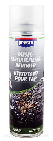 Очищувач сажових DPF-фільтрів Presto Diesel-PartikelFilter-Reiniger аерозоль 400мл. (416613), фото 2