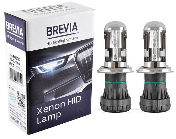 Brevia Xenon ксенонові лампи цоколь H4 85 V 35 W P43t-38 KET (2шт.) 6000K, фото 2