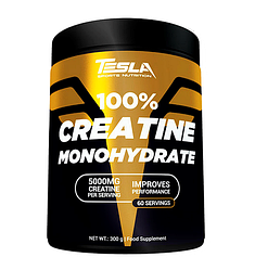 Креатин моногідрат Tesla Nutrition - 100% Creatine Monohydrate - 300 г