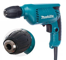 Професійна дриль електрична ударна (електродриль) MAKITA 6413 : 450 Вт, 1.5-10мм сверло, 1.3 кг, фото 3