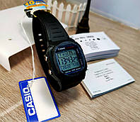 Оригинальные мужские часы Casio W-800H-1A, Наручные часы мужские Casio черные электронные, ГОДИННИК CASIO W800