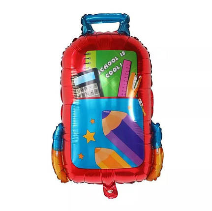 Фольгована кулька Портфель 69х47см (28") | Різнокольоровий, фото 1