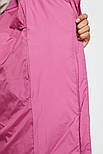 Подовжений жіночий пуховик асиметричного крою Finn Flare W20-32043-818 рожевий XS, фото 5