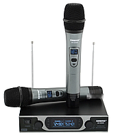 Радиосистема Shure SH-999R, база, 2 микрофона + Кейс
