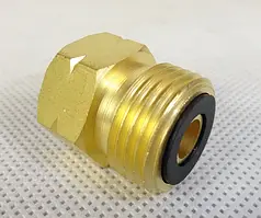 Перехідник для туристичного балона 3/8 на пальник 1/2 (21,8) ліва різьба