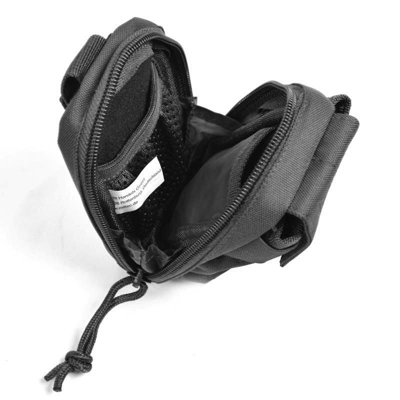 М'яка поясна сумка mil-tec, чорний 13490502, фото 1