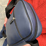 Чоловіча барсетка Puma Ferrari синя (Пума Ферарі) сумка через плече, фото 2