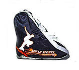 Набір роликів з захистом Scale Sports LED Білий (розмір 34-37) + сумка, фото 8