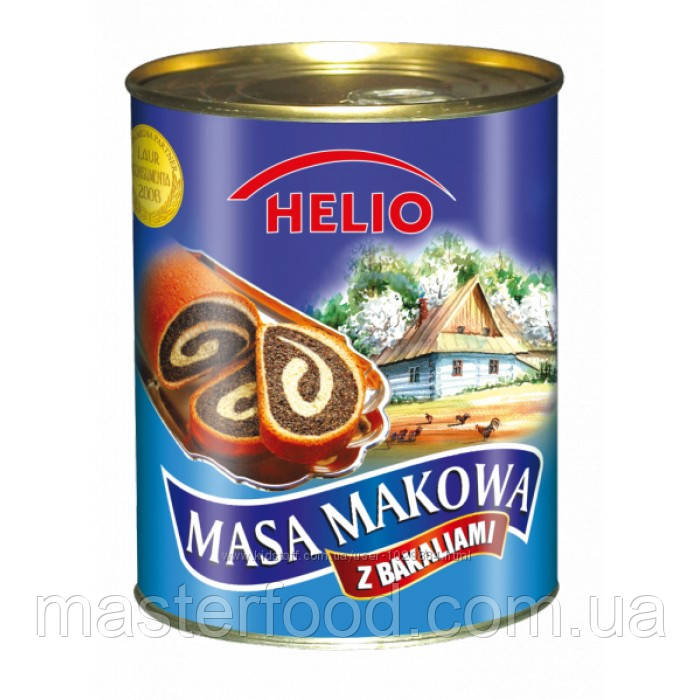 Макова Начинка Helio 850г. Польща