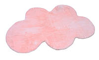 Ковер из искусственного меха Rabbit розовый Облако 100*150 см, ворс 2.7 см, плотный мех, очень мягкий