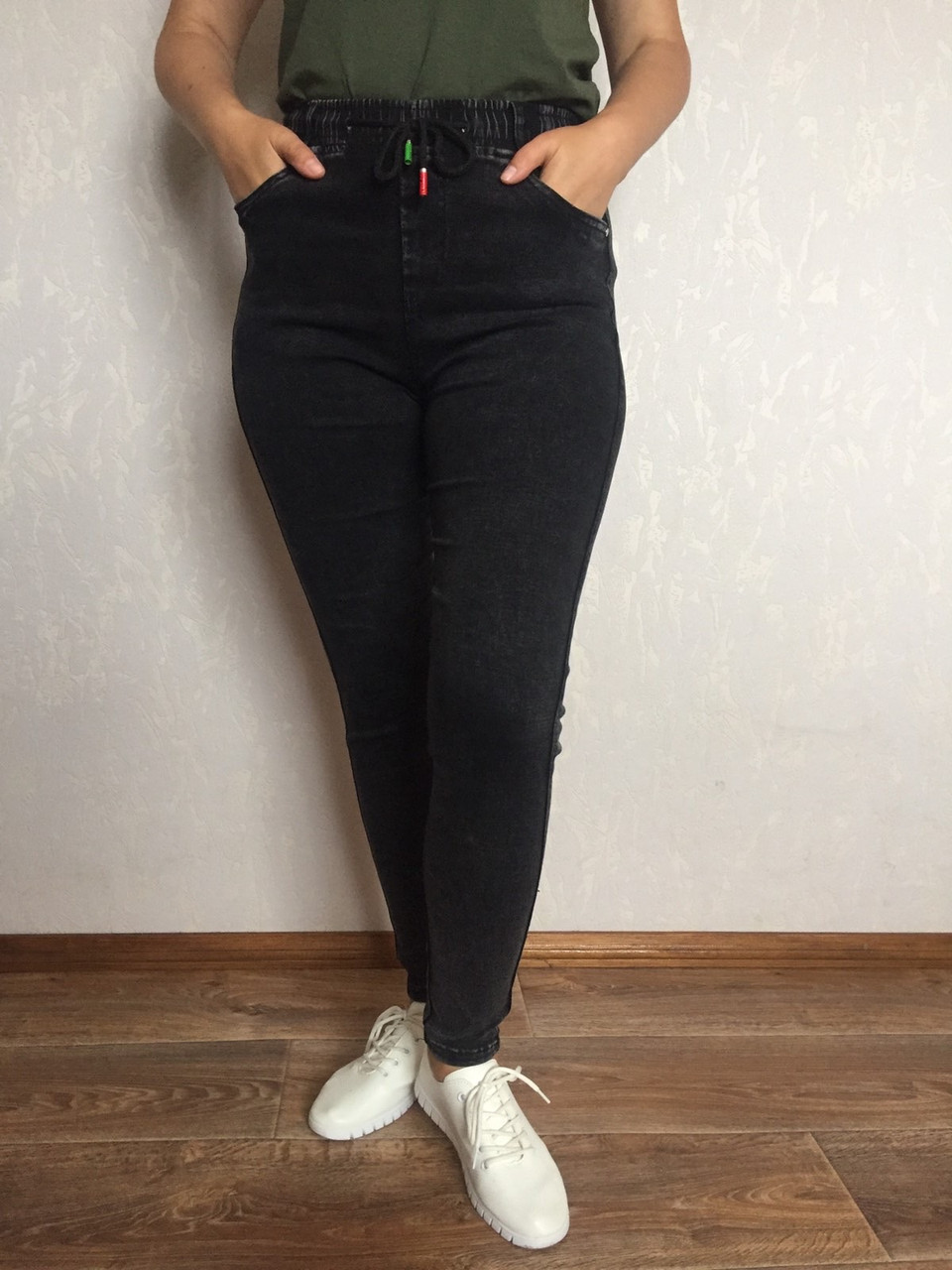 Жіночі теплі джегінси на байці супер-батали на шнурку 8XL,9XL,10XL,11XL,12XL,13XL, фото 1