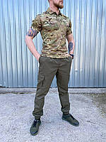 Штани літні Джогер тактичні хакі