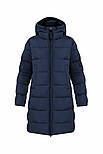 Довгий жіночий пуховик Finn Flare W20-32008-101 темно-синій M, фото 8